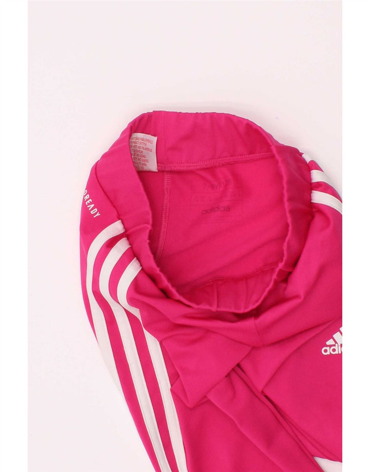 Adidas Aeroready-Leggings für Mädchen, 7–8 Jahre, rosa, Polyester