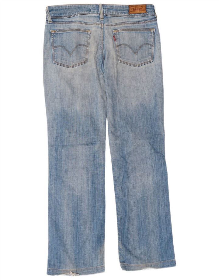 Levi's Damen 570 Straight Jeans W34 L29 Blaue Baumwolle