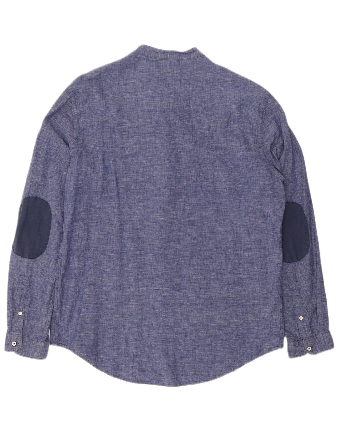 Zara Herren Super Slim Fit Pullover Hemd XL Blau Baumwolle