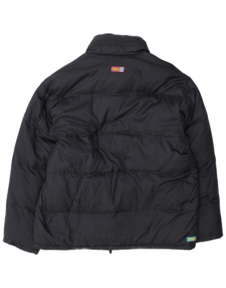 Invicta Wattierte Damenjacke mit Kapuze, UK 14, großes marineblaues Polyamid