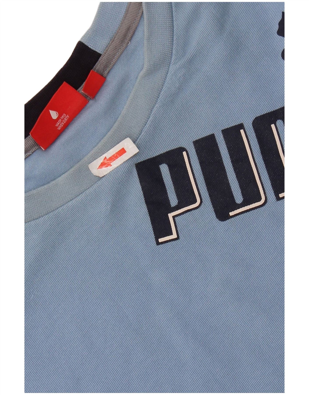 PUMA Herren Graphic Top Langarm XL Blau Baumwolle