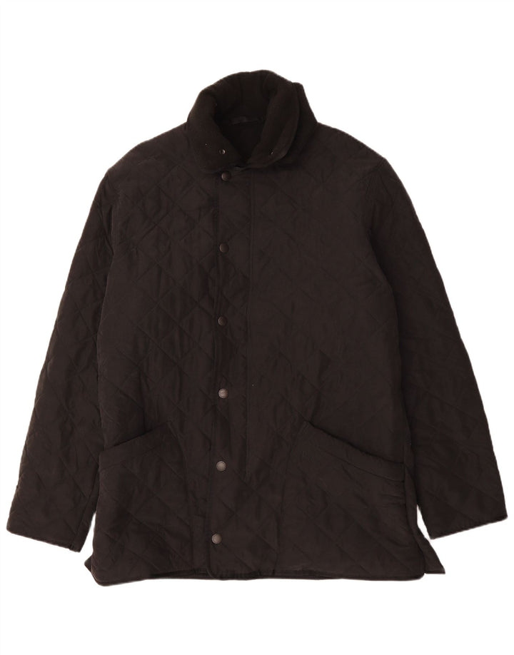 BARBOUR Herren Steppjacke UK 40 Large Schwarz