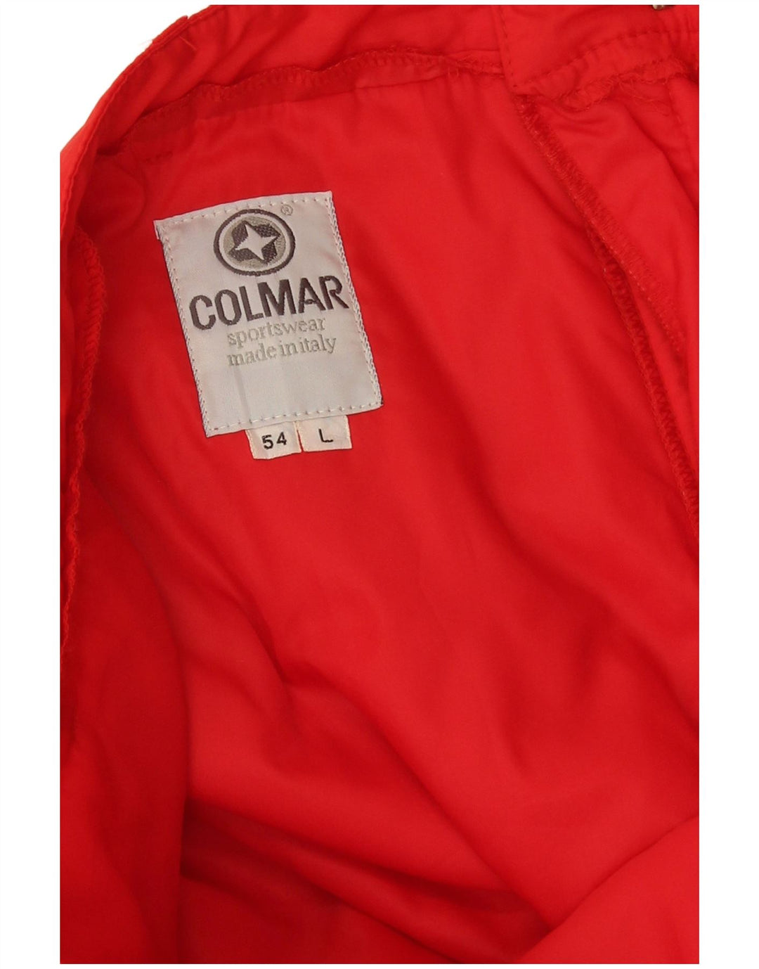 Colmar Herren gerade Windjacke IT 54 Large W34 L29 Rot Polyamid