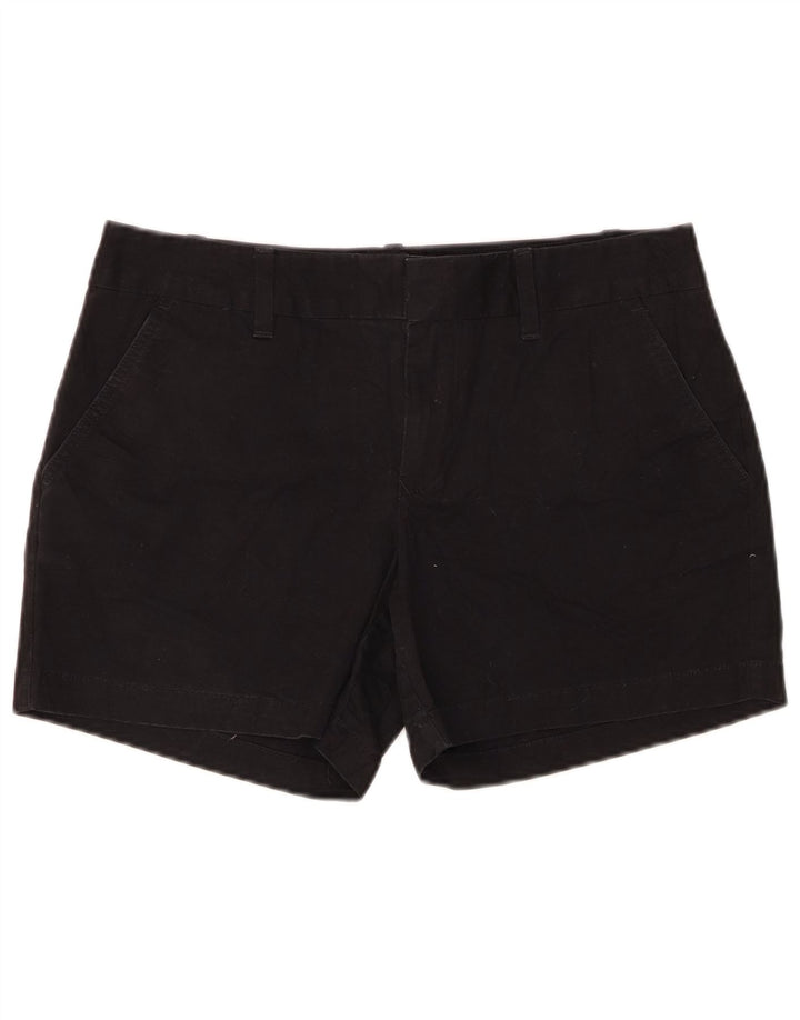 TOMMY HILFIGER Damen Chinoshorts US 6 Medium W30 Schwarze Baumwolle