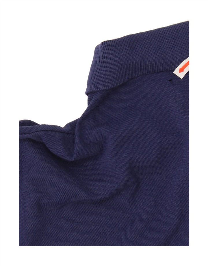 GUTTERIDGE Mens Regular Fit Polo Shirt Large Navy Blue Cotton Vintage Gutteridge and Second-Hand Gutteridge from Messina Hembry 