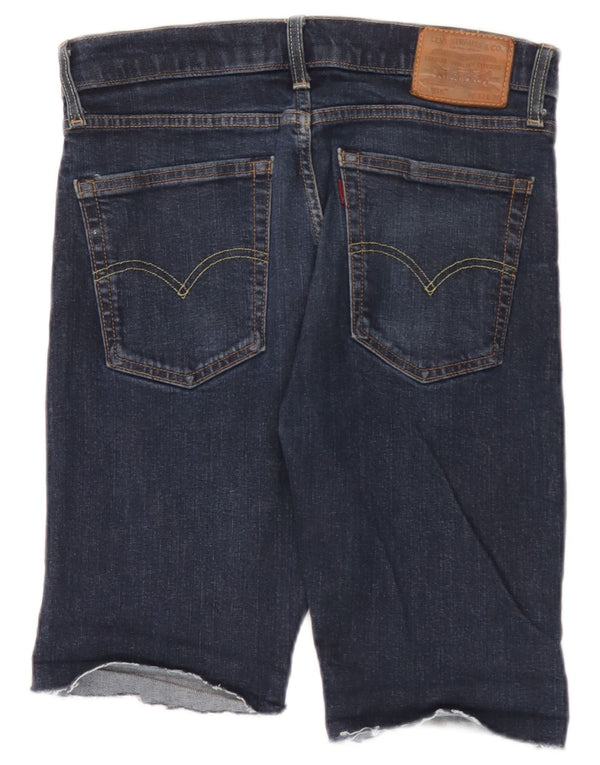 Levi's Mens 510 Denim Shorts W32 Medium Navy Blue Cotton