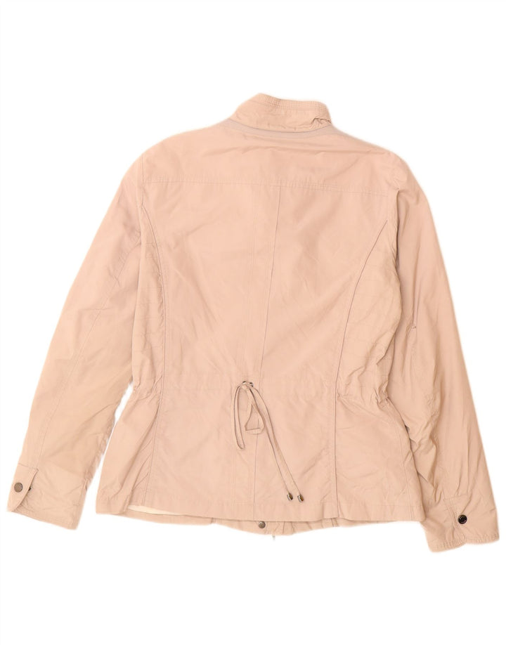 Geox Respira Womens Utility Jacke UK 10 Small Beige Polyester