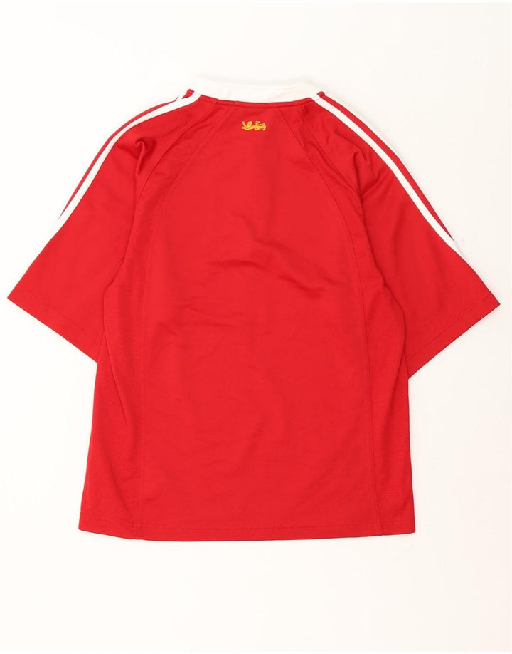 Adidas Herren Zürich Graphic T-Shirt Top Small Rot Colourblock Polyester