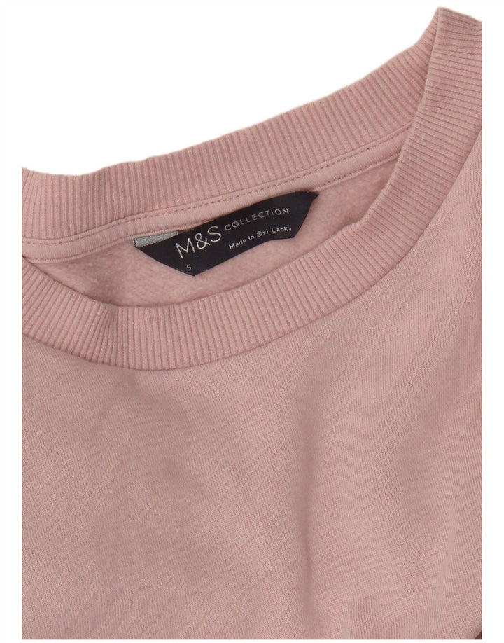 Marks & Spencer Damen-Sweatshirt in Übergröße, Gr. 10, Größe S, Rosa