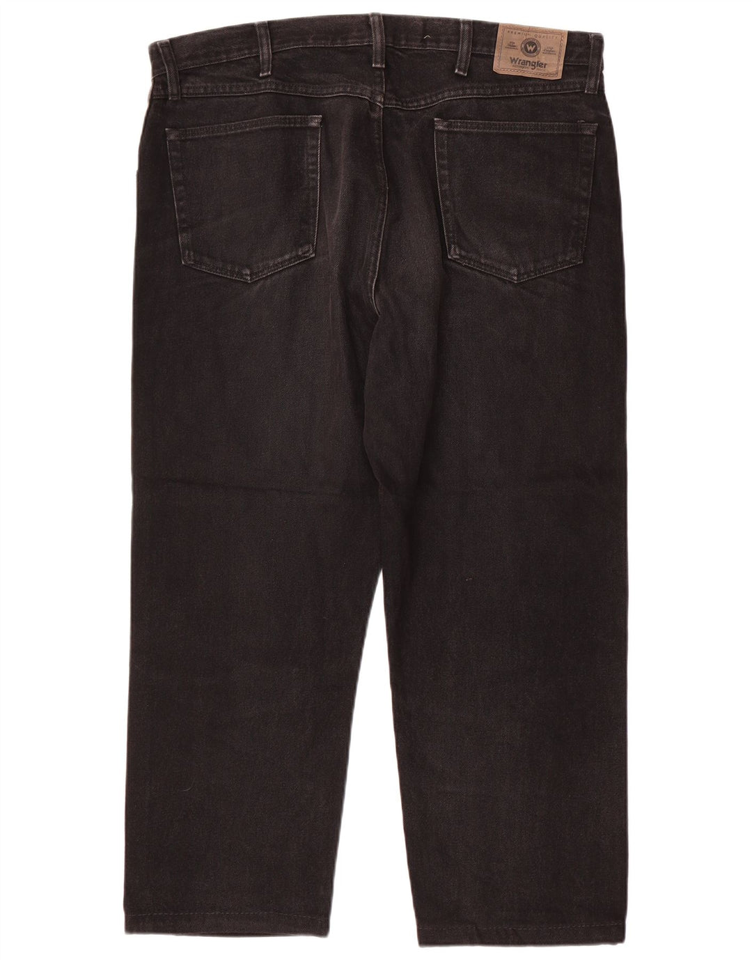 Wrangler Herren Straight Jeans W38 L26 Schwarze Baumwolle