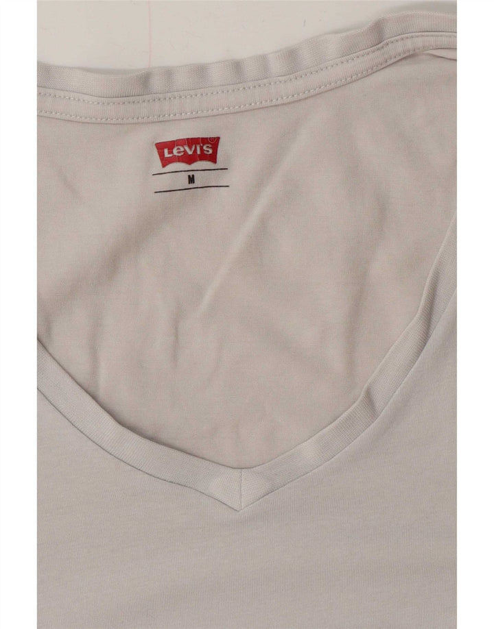 Levi's Damen T-Shirt Top UK 14 Mittelblau