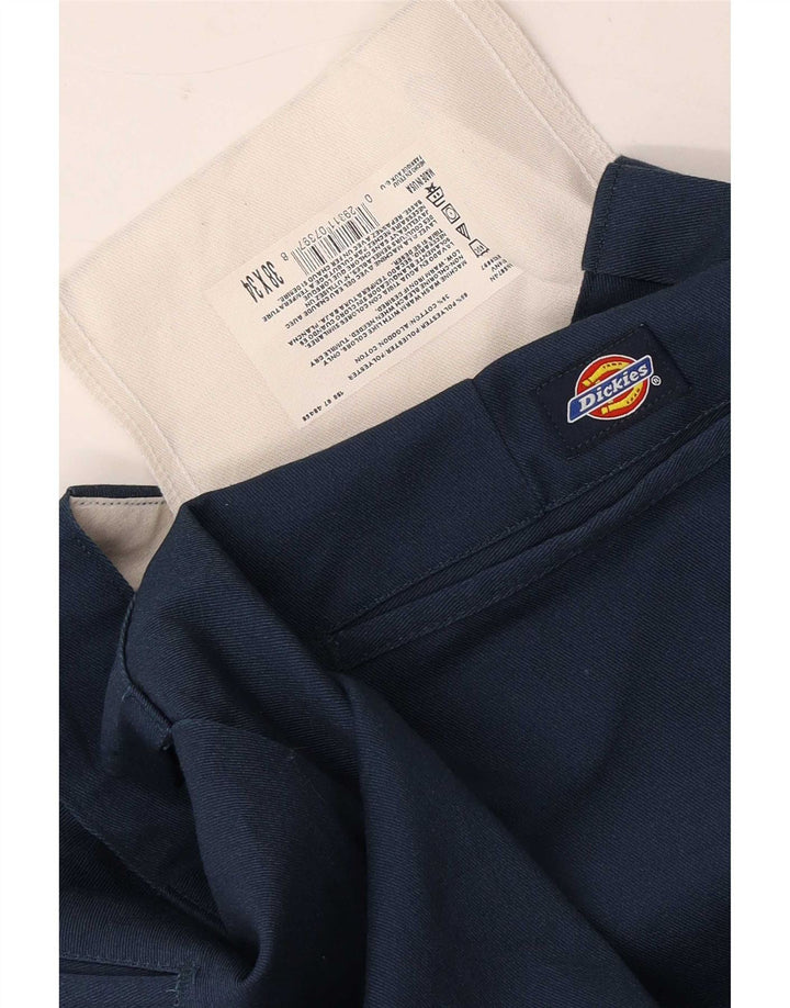 Dickies Gerade Herren-Chinohose W38 L34 Marineblaues Polyester