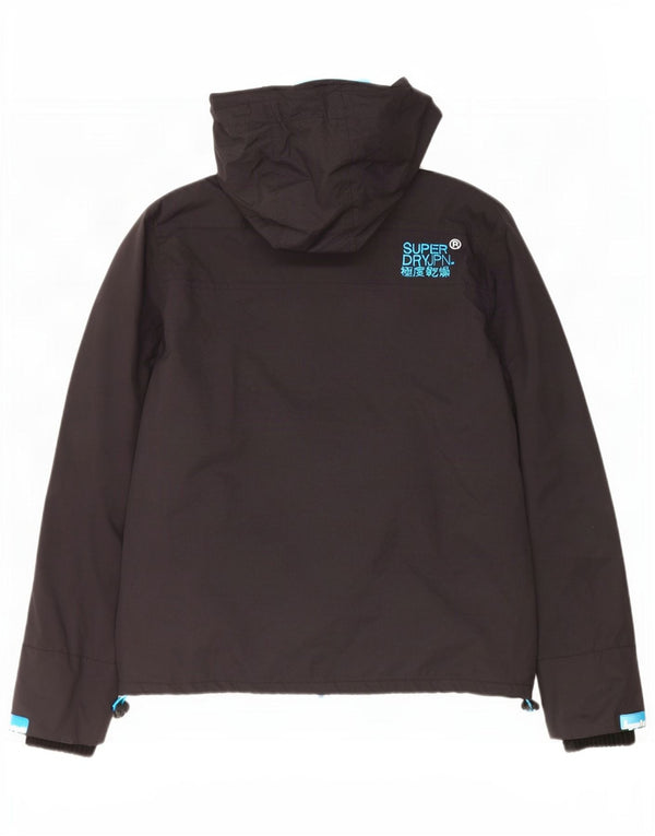Superdry Damen The Windcheater Graphic Windjacke UK 18 XL Schwarz