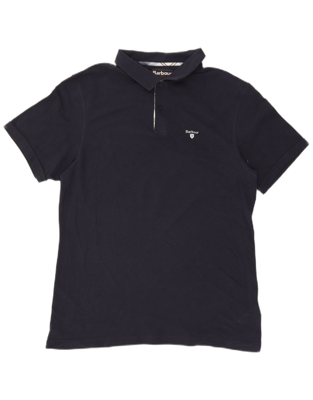 Barbour Herren Poloshirt XL Marineblau Baumwolle