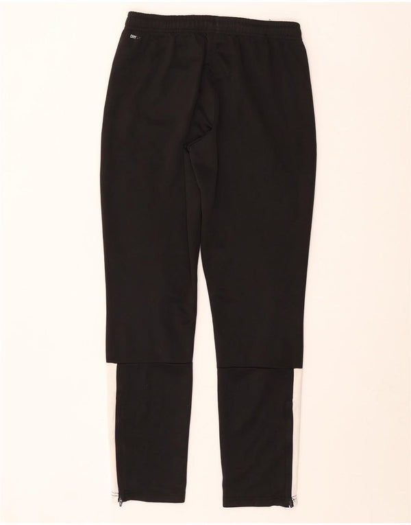 Puma Jungen-Trainingshose, 13–14 Jahre, schwarzes Colourblock-Polyester