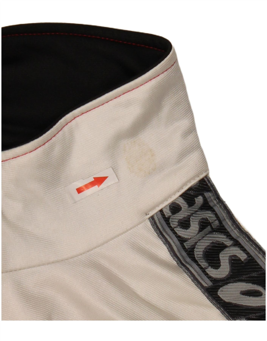 Asics Herren-Trainingsanzugoberteil mit Grafik, IT 48, mittelrotes Colourblock-Nylon