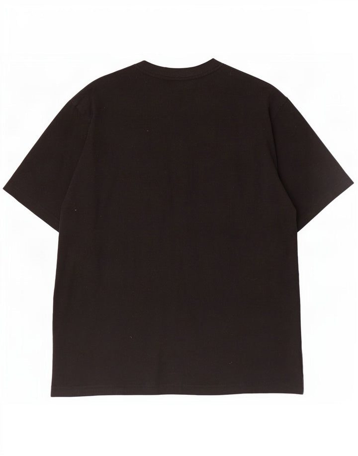 Fila Herren T-Shirt Top Medium Schwarz Baumwolle