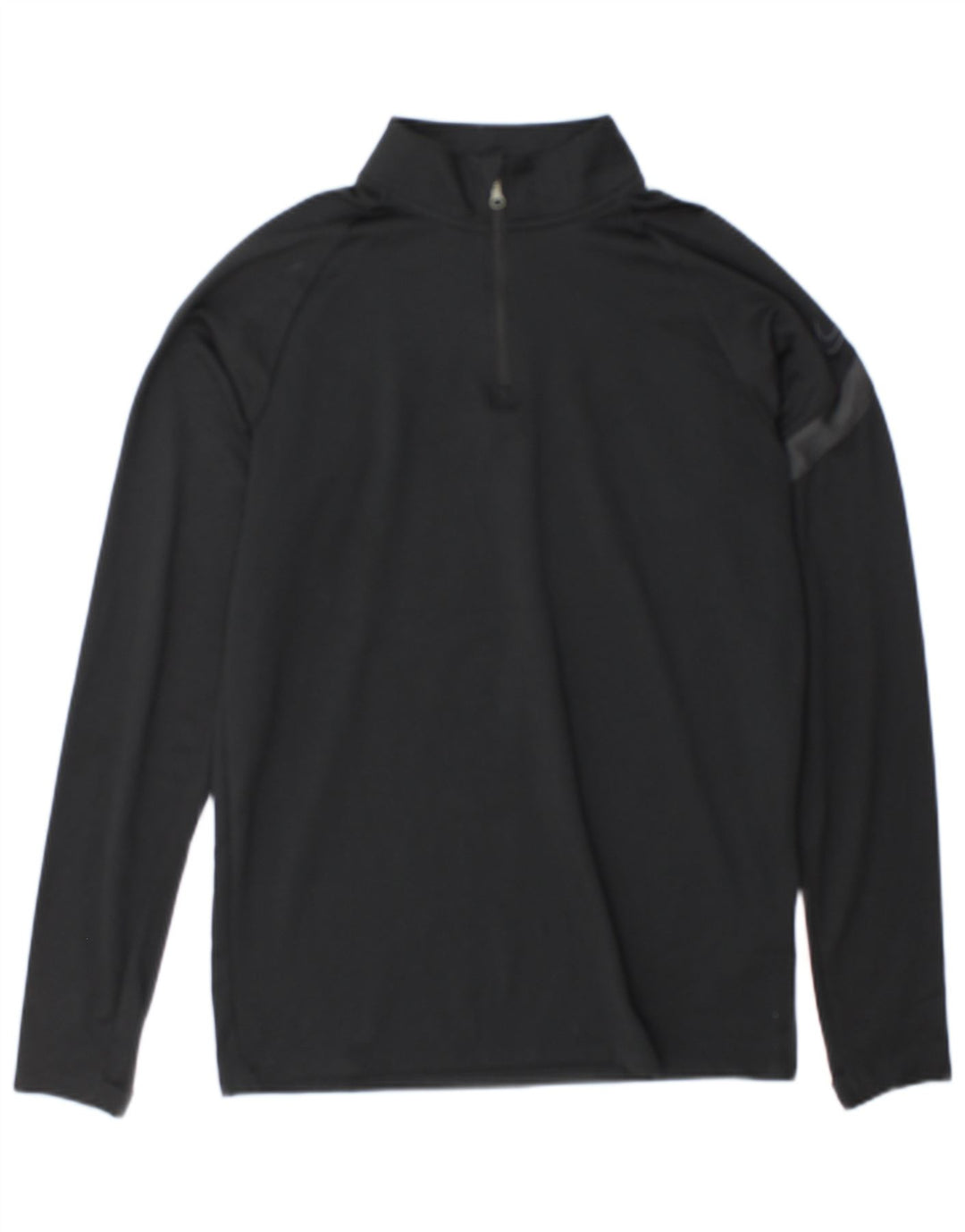 Nike Herren Dri Fit Graphic Zip Neck Pullover Trainingsanzug Top Small Schwarz