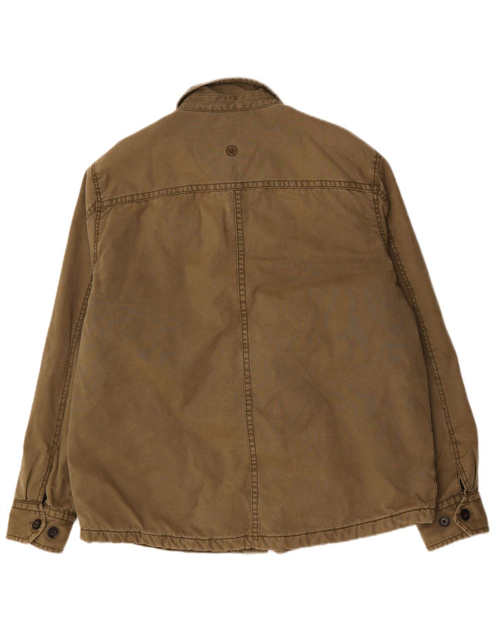 Fat Face Mens Regular Fit Utility Jacke UK 42 XL Braun Baumwolle