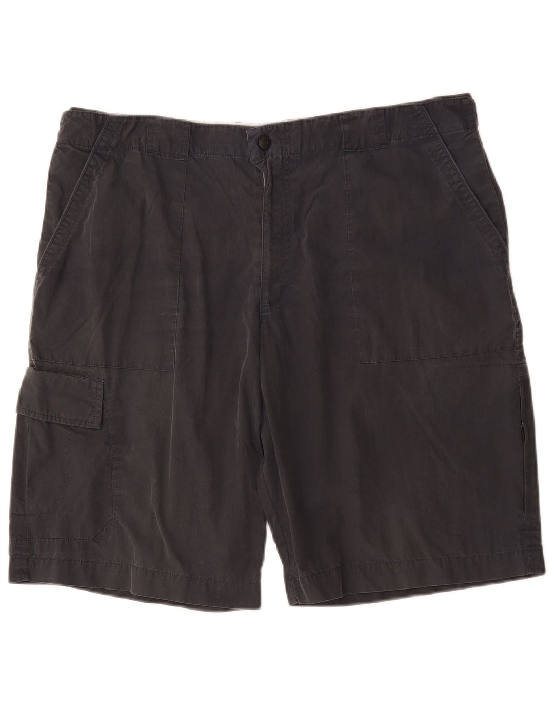 MARKS & SPENCER Herren Cargoshorts W38 XL Marineblaue Baumwolle