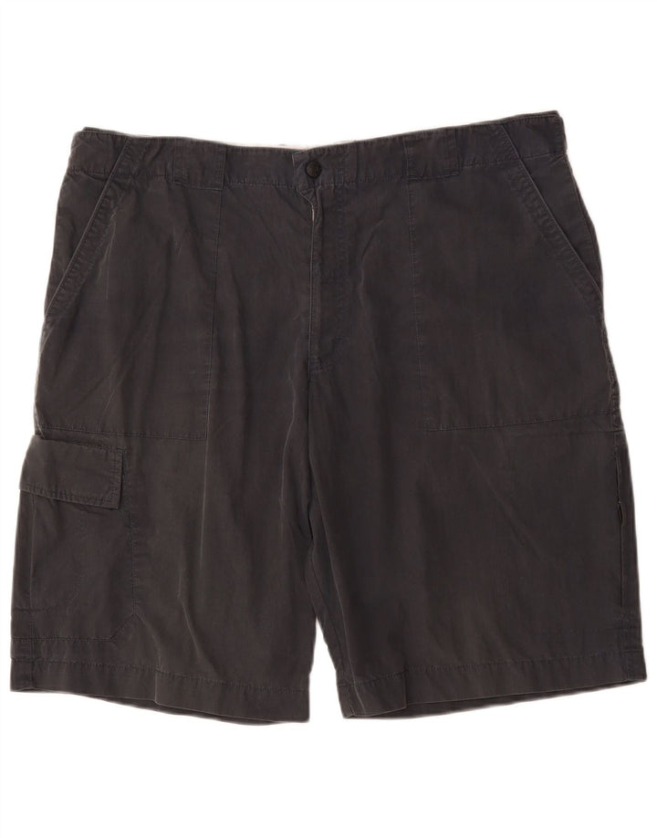 MARKS & SPENCER Herren Cargoshorts W38 XL Marineblaue Baumwolle