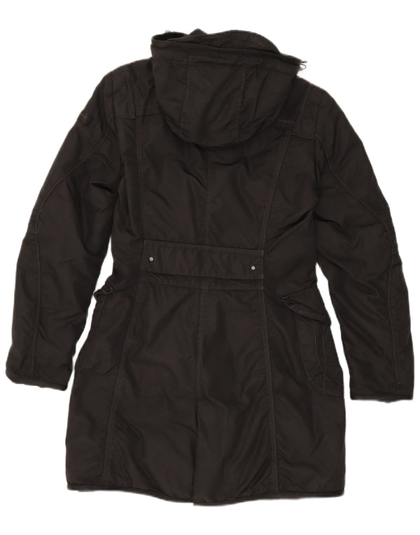PEUTEREY Wattierter Damenmantel mit Kapuze IT 40 Small Schwarz Polyamid