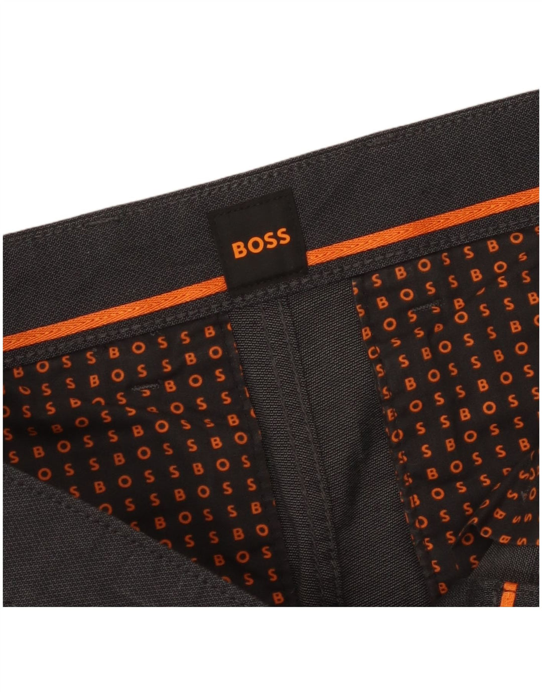 Hugo Boss Herren gerade Chinohose W34 L32 Grau