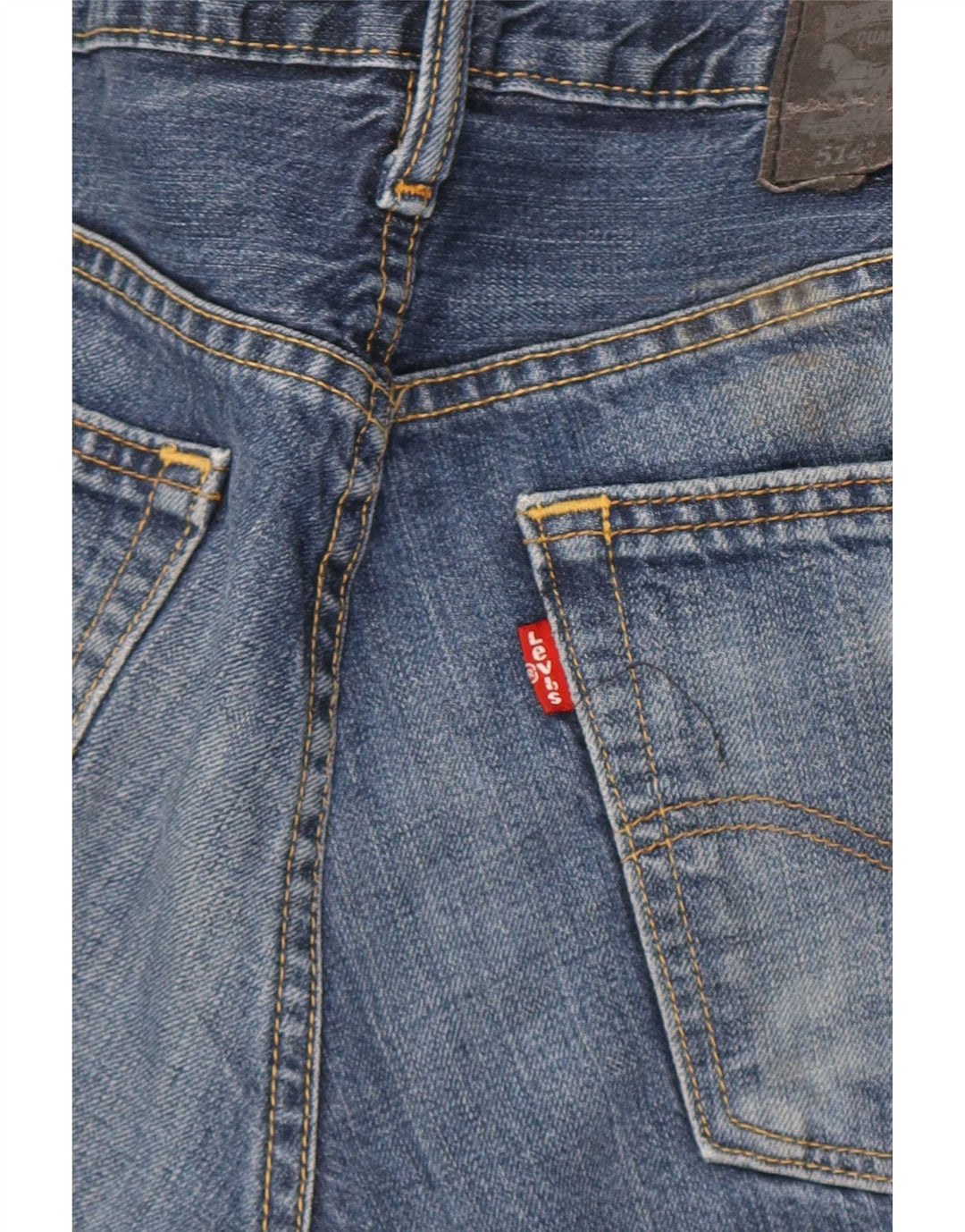 Levi's Herren 514 Straight Jeans W32 L32 Blaue Baumwolle