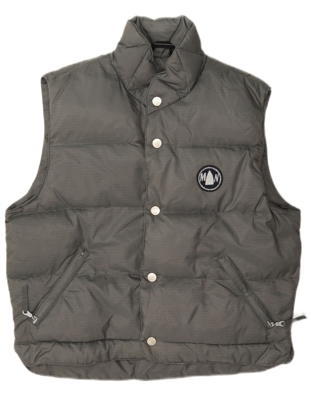 Murphy & Nye Herren Wattierte Weste UK 34 XS Grau Polyamid