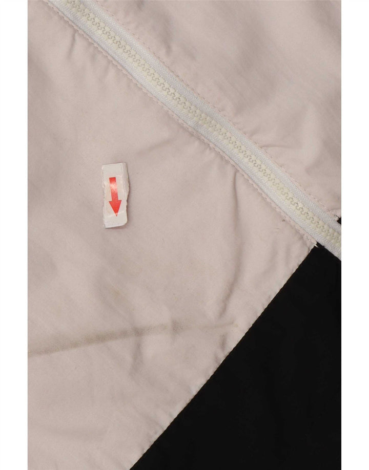 Tommy Hilfiger Herren-Windbreaker-Jacke, UK 38, Mittelweiß, Farbblock