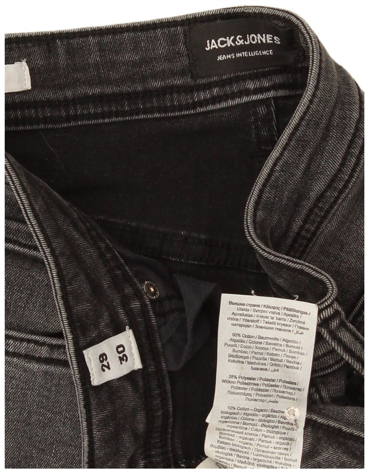 Jack & Jones Herren Slim Jeans W29 L30 Graue Baumwolle