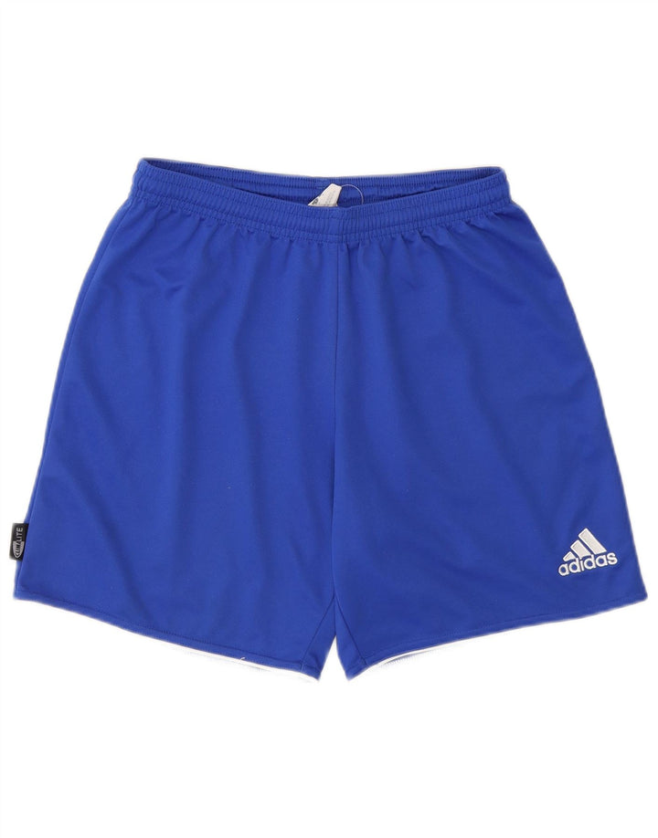 Adidas Herren Climalite Sport Shorts Small Blau Polyester