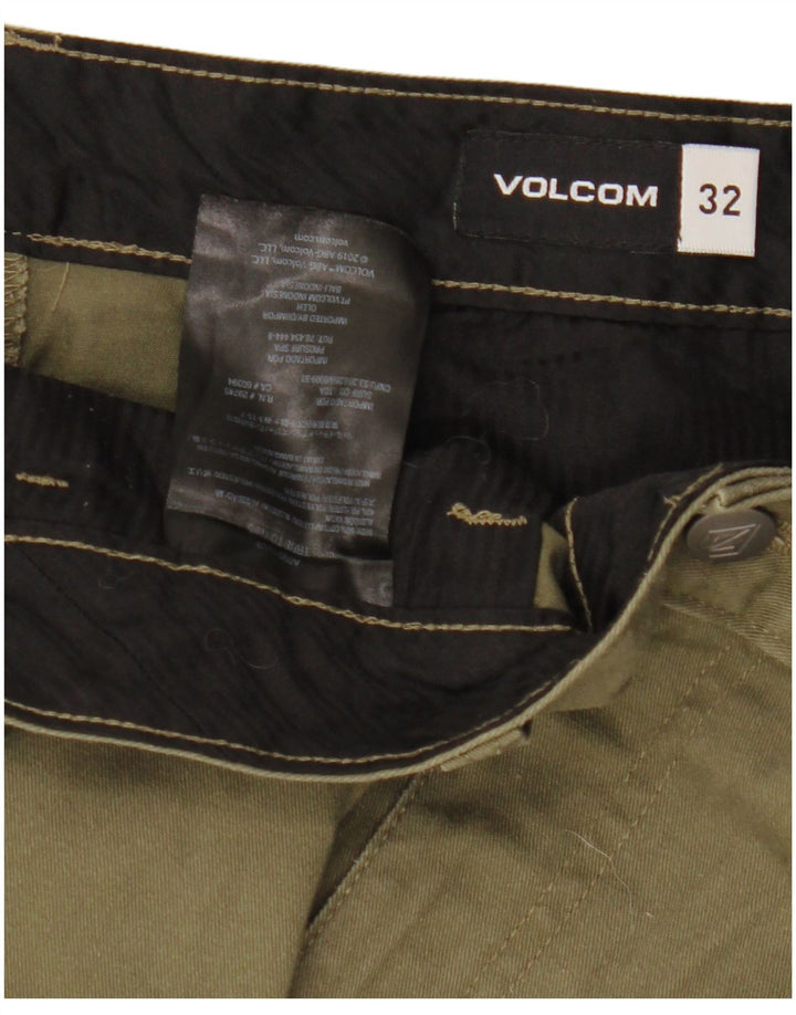 VOLCOM Herren Chino-Shorts W32 Medium Khaki Polyester