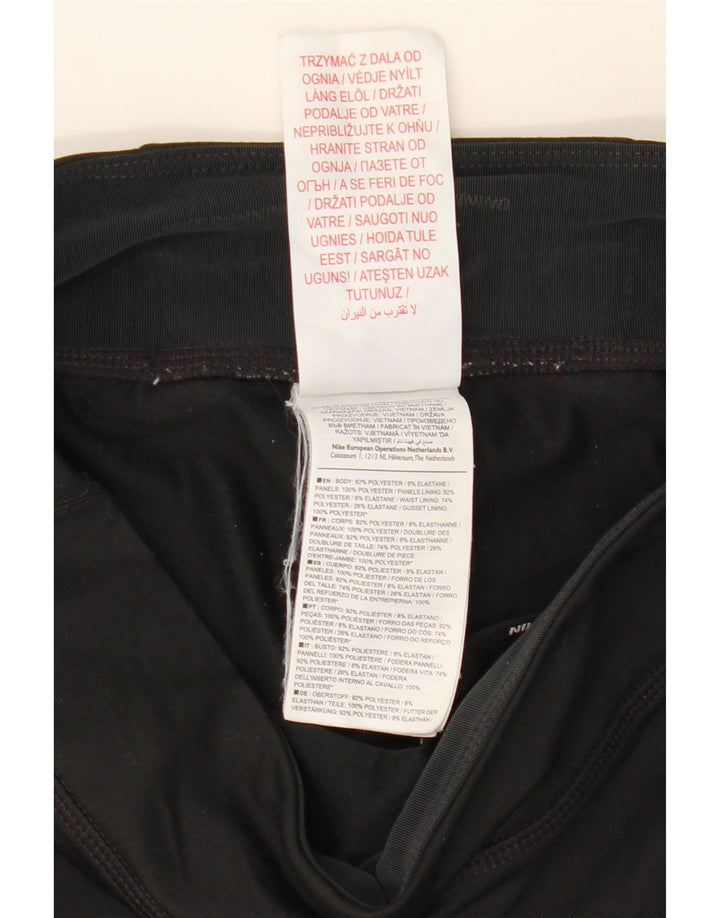 Nike Dri-Fit-Leggings für Mädchen, 12–13 Jahre, Größe L, Schwarz, Polyester