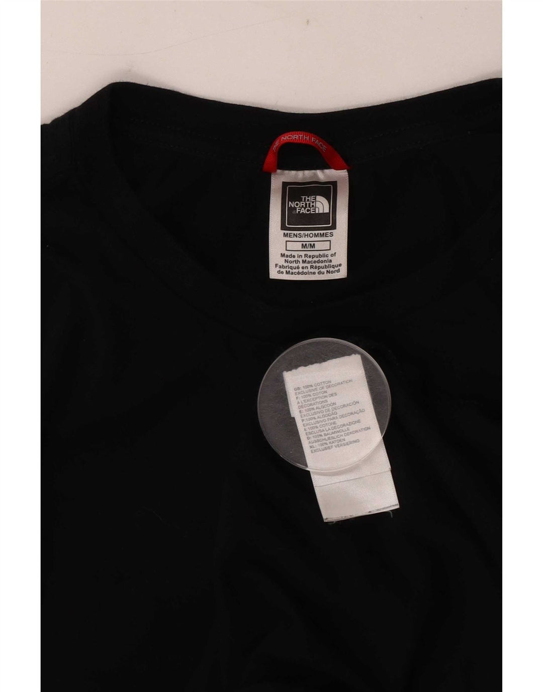 The North Face Herren-Grafik-Oberteil, langärmelig, mittelschwarz, Baumwolle