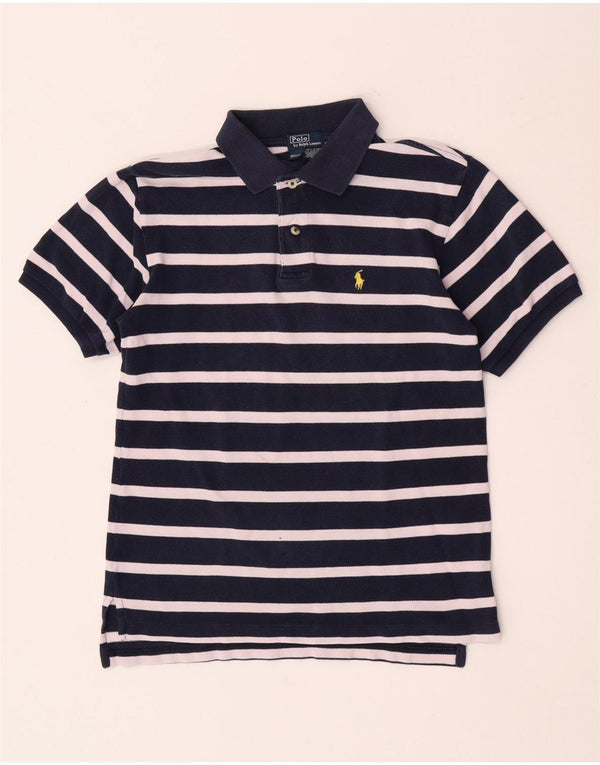 Polo Ralph Lauren Jungen-Poloshirt, 12–13 Jahre, mittelmarineblau gestreift