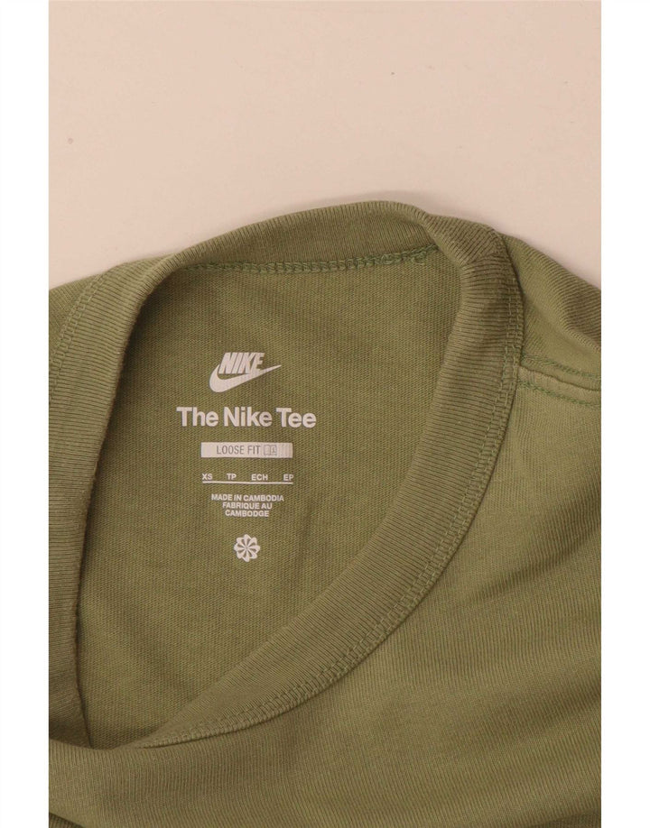 Nike Herren Loose Fit Top Langarm XS Grün