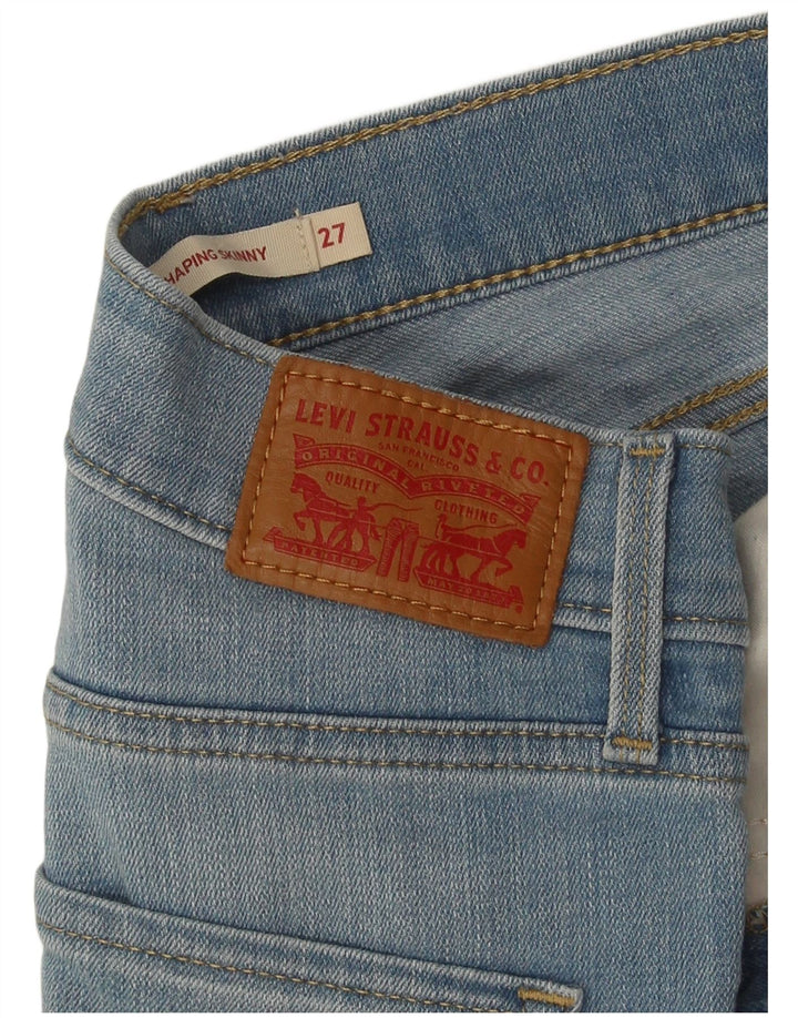 Levi's Damen Shaping Skinny Jeans W27 L29 Blau