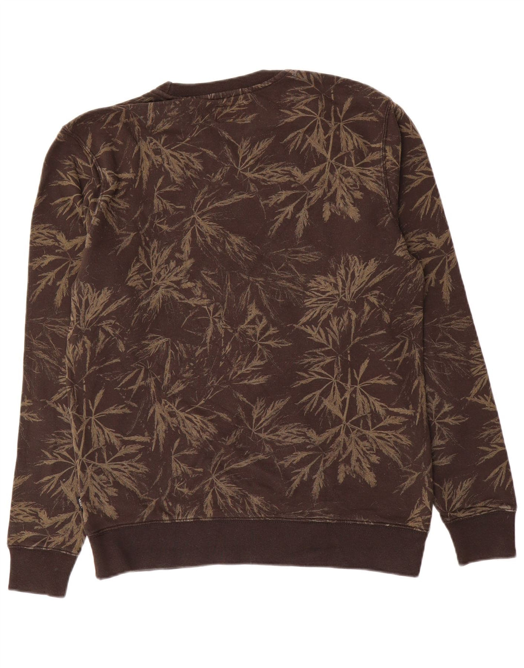 Vans Herren-Sweatshirt mit Grafik, klein, braun, geblümt, Baumwolle