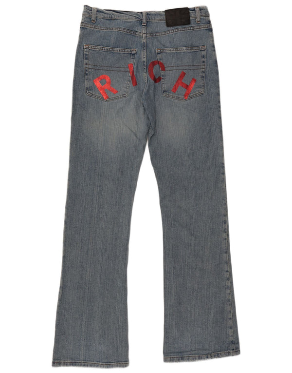 Richmond Damen Bootcut Jeans W31 L36 Blaue Baumwolle
