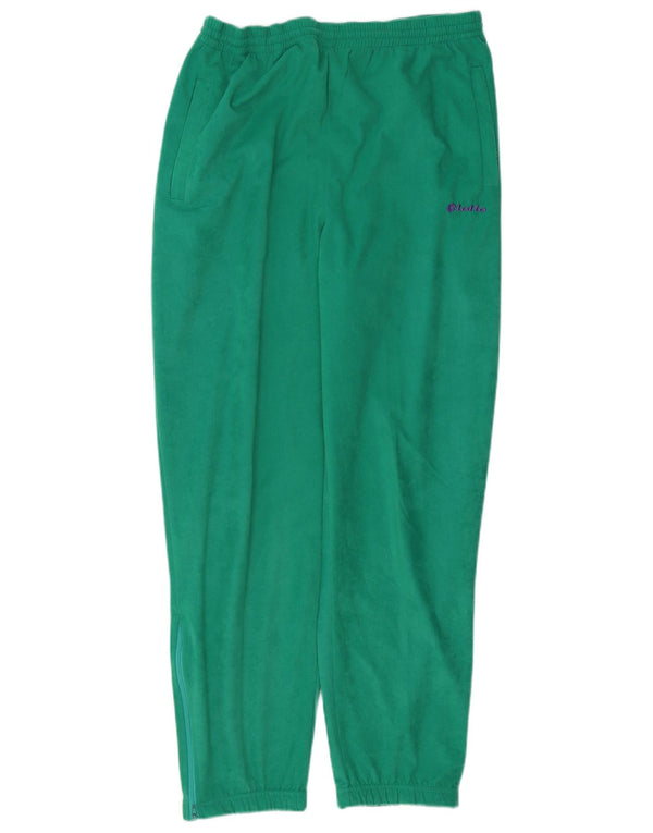 Lotto Mens Velour Tracksuit Trousers Joggers XL  Green Polyamide