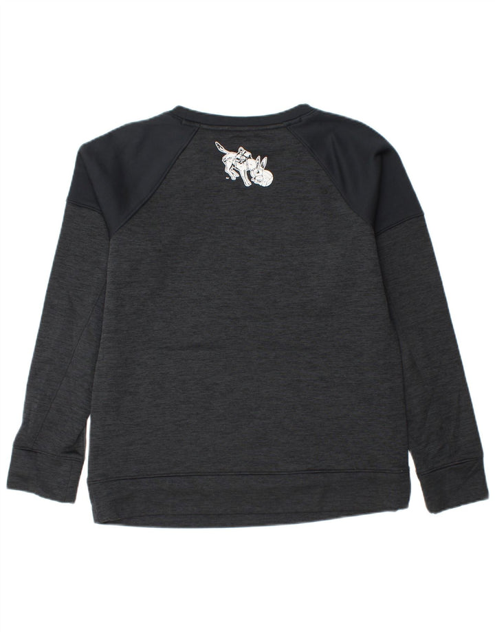 UNDER ARMOUR Damen Cold Gear Sweatshirt-Pullover UK 14 Medium Schwarz