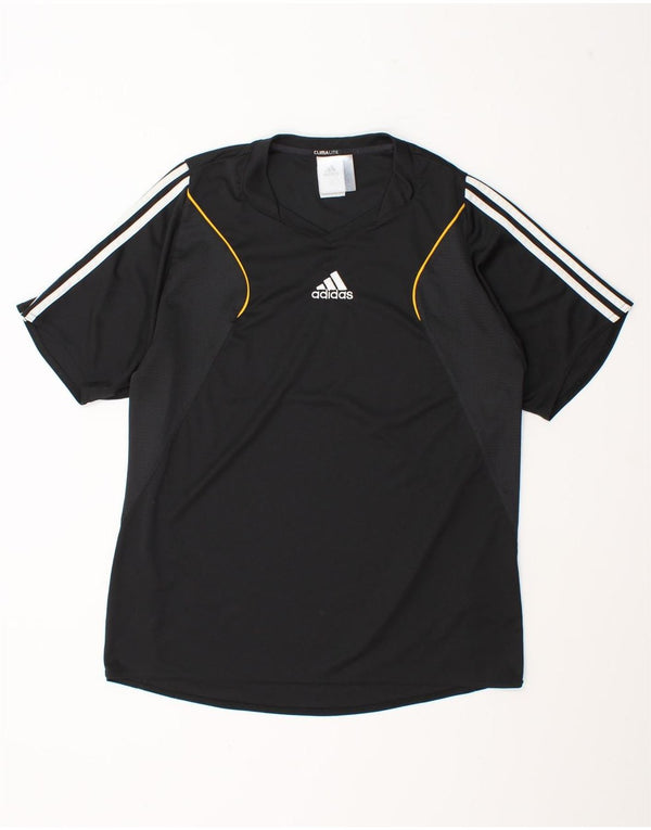 Adidas Herren T-Shirt Top Large Schwarz Polyester