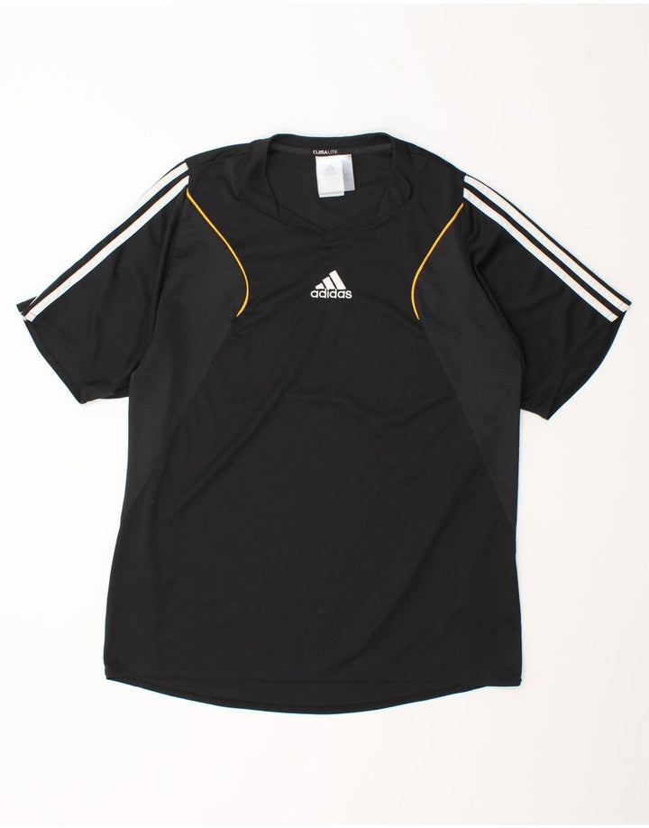 Adidas Herren T-Shirt Top Large Schwarz Polyester