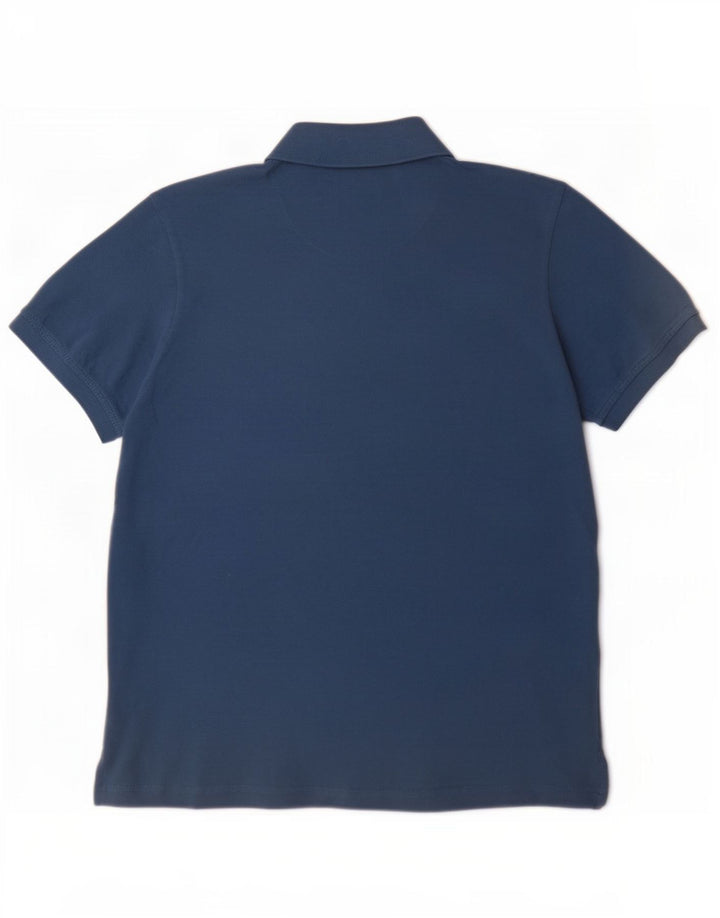 Pierre Cardin Herren-Poloshirt mit normaler Passform, große blaue Baumwolle