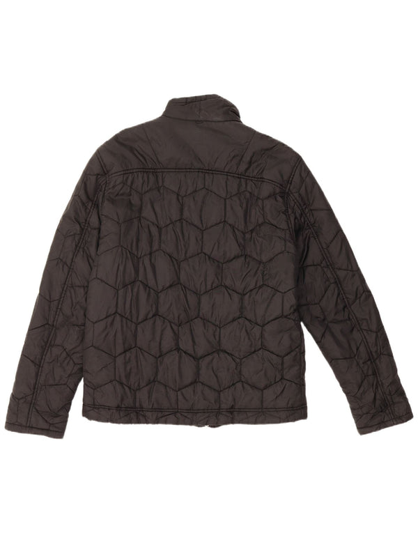 Timberland Herren Wattierte Weste UK 38 Medium Schwarz Nylon