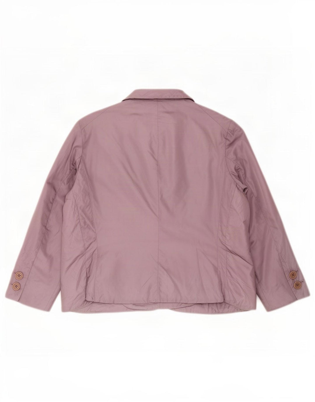 Aspesi Damen-Blazer mit 3 Knöpfen, gepolstert, UK 14, Größe L, Lila, Nylon