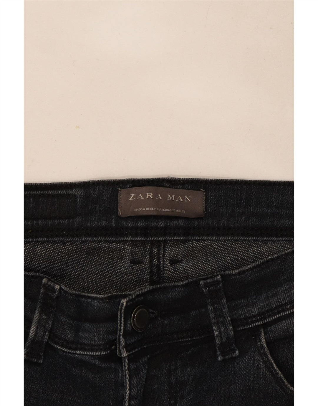 Zara Herren Slim Jeans EU 42 Large W32 L29 Blau