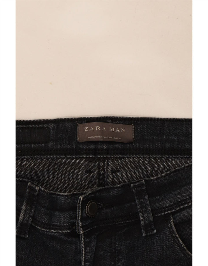 Zara Herren Slim Jeans EU 42 Large W32 L29 Blau