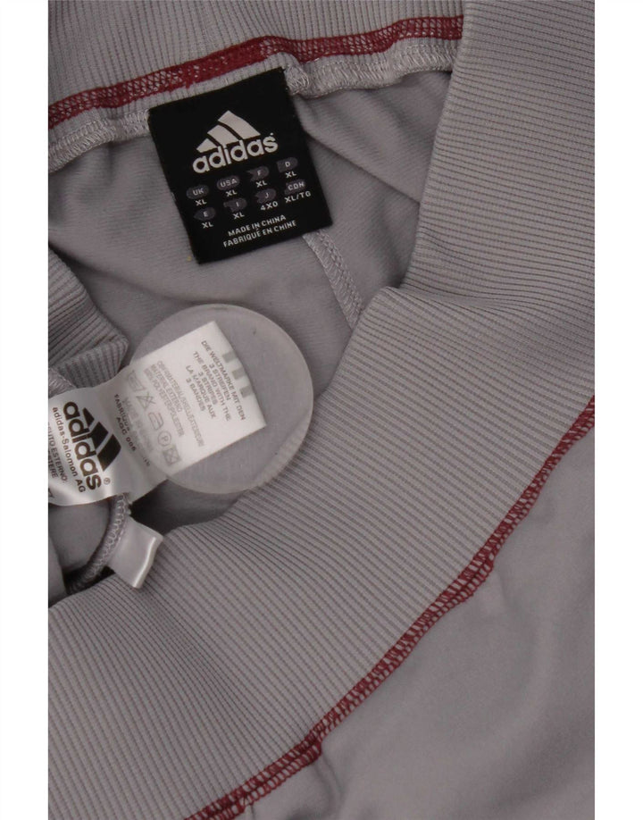 Adidas Herren-Trainingshose mit Grafik, XL, grau, Polyester